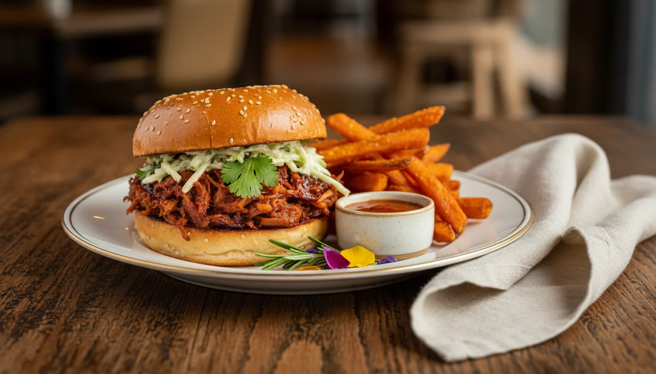 BBQ Jackfruit Sandwich