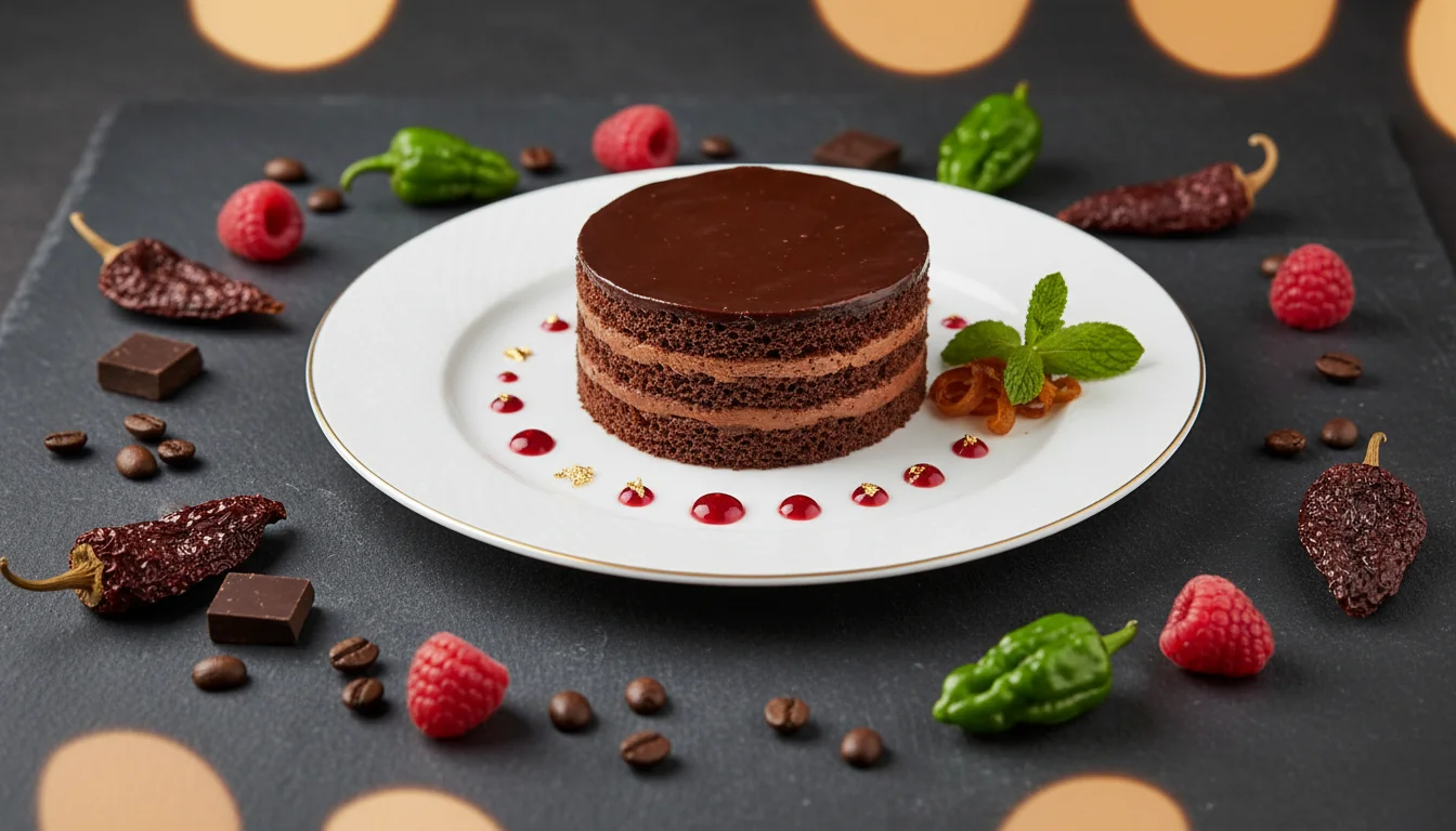 High-Protein Layered Chocolate & Ancho Chile Dessert