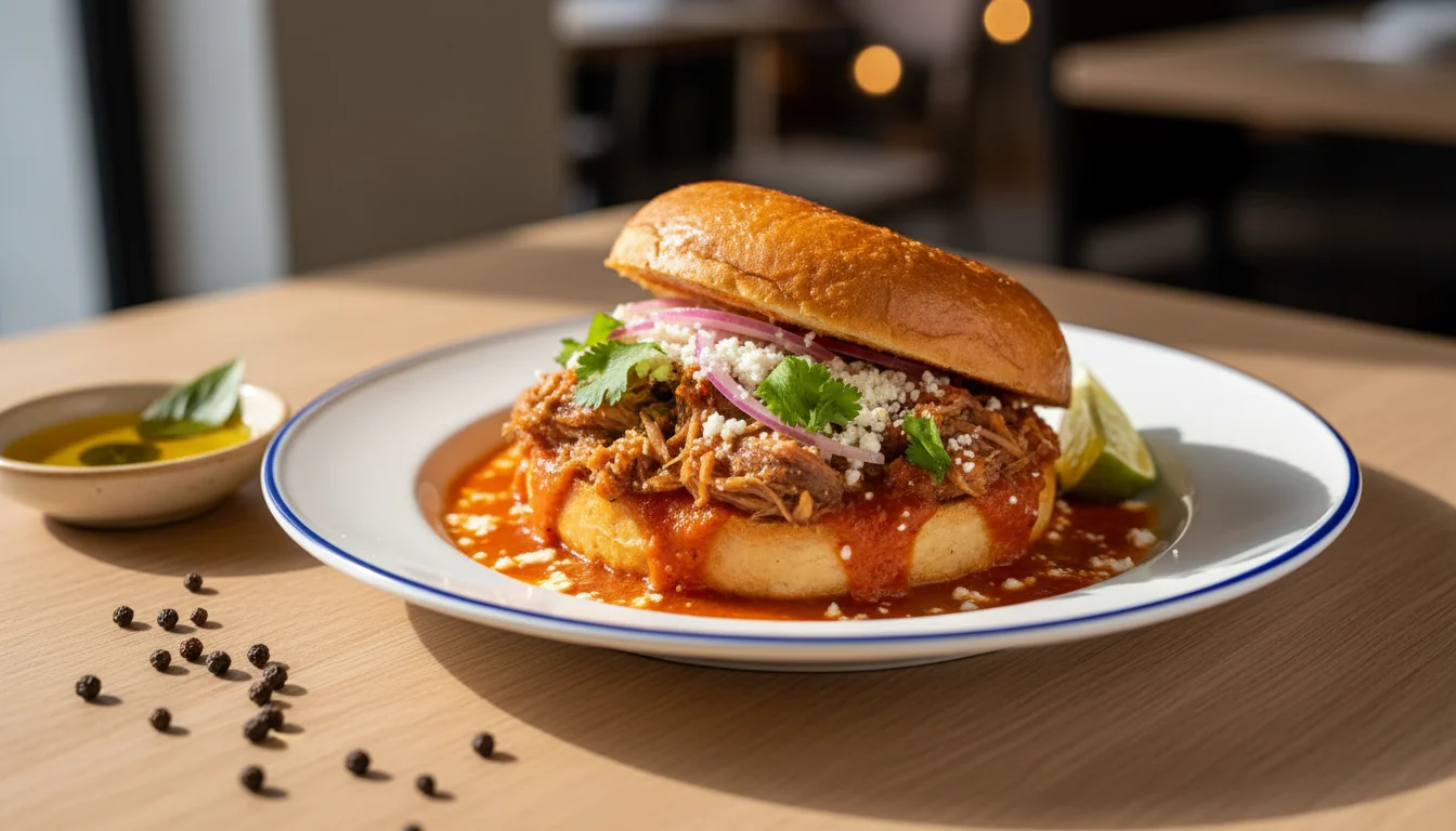 Keto Guadalajara-Style Drowned Pork Sandwich