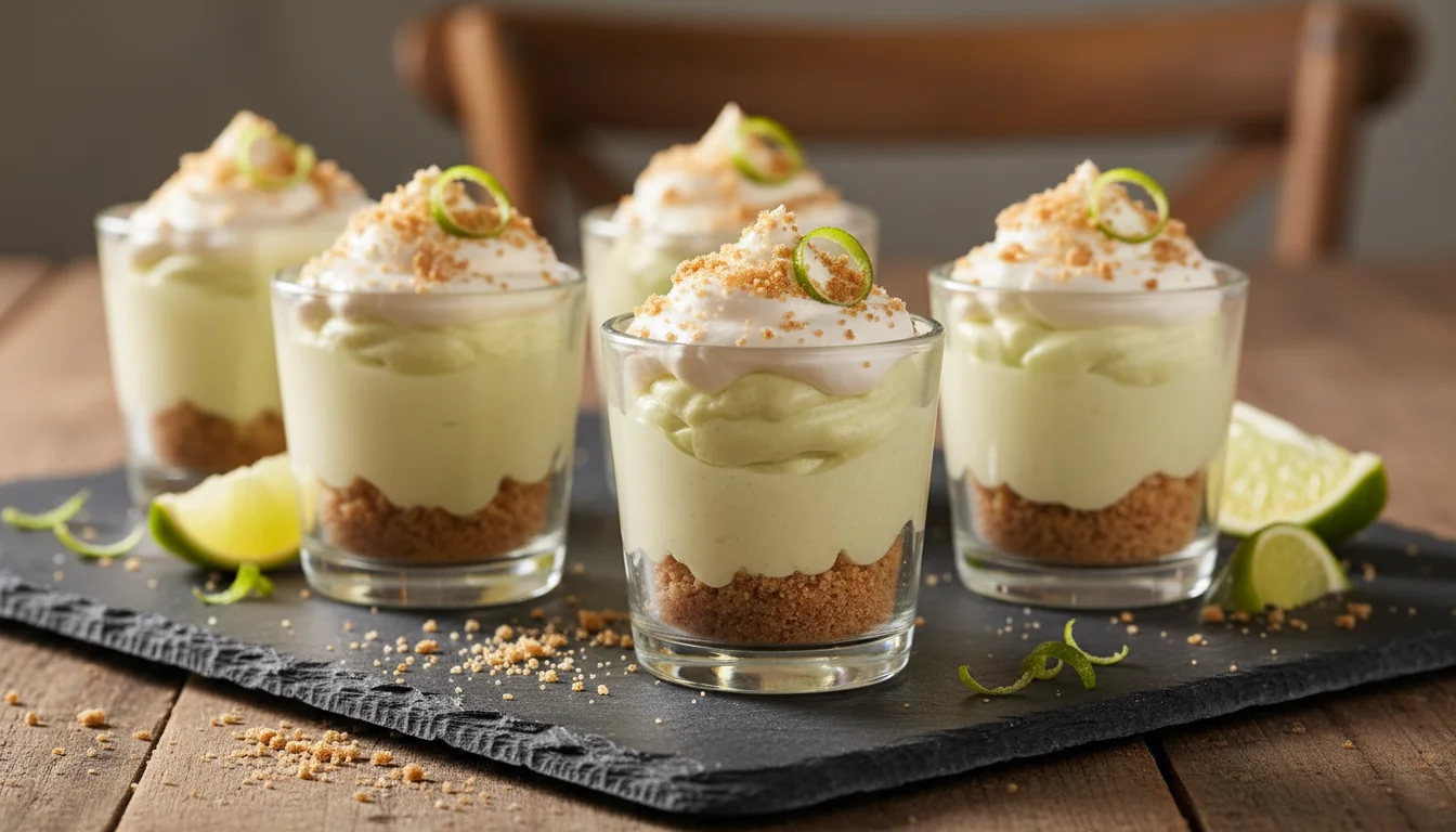 Protein-Packed Key Lime Pie Shooters