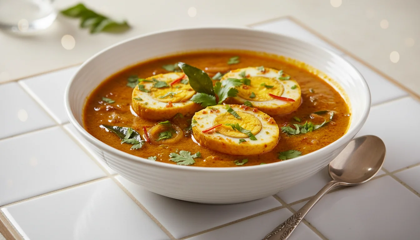 Chickpea 'Egg' Curry
